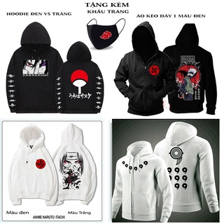 💥 XẢ KHO Áo Naruto 🎁 BST ÁO KHOÁC ÁO HOODIE HÌNH ITACHI UCHIHA, SASUKE SENPAI , NARUTO ANIME KÈM QUÀ TẶNG 💖
