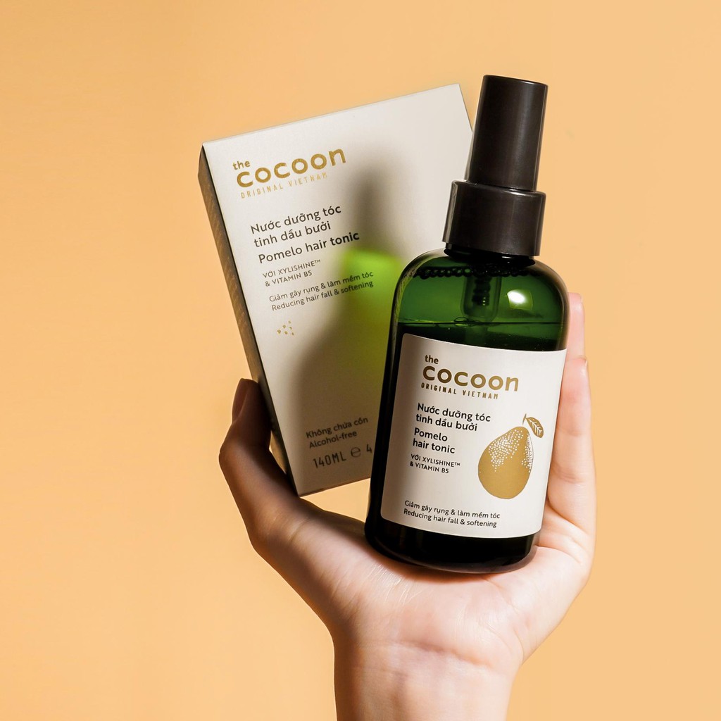 [THE COCOON] Combo gel tắm bí đao cocoon 300ml + Nước dưỡng tóc tinh dầu bưởi pomelo 140ml