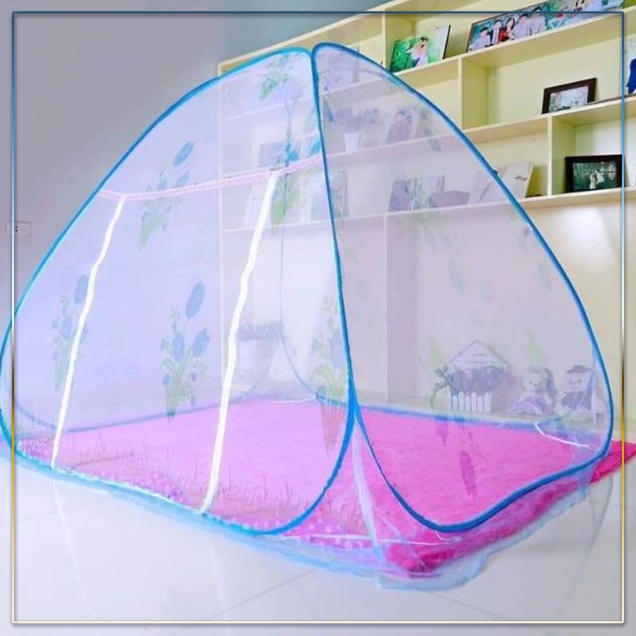 Màn chụp tự bung người lớn- mùng tự bung đỉnh chóp cao cấp 1m2 1m6 1m8 2m2 gấp gọn thông minh
