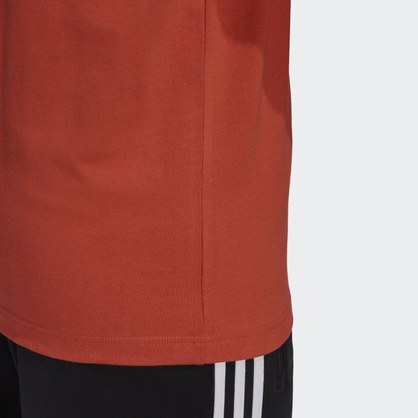 Adidas Men's Originals RIB DETAIL TEE Short Sleeve T-shirts HB8046 +++ 100% Authentic Guarantee +++