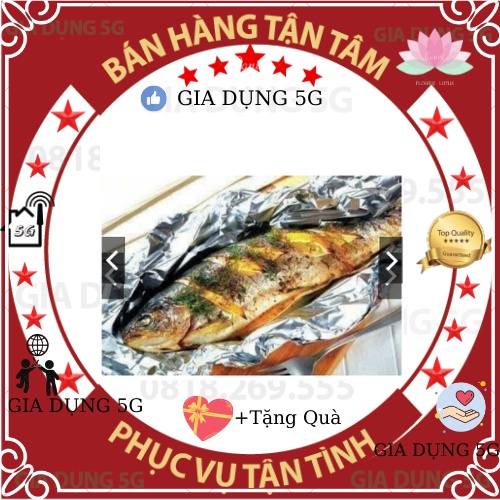 GIẤY BẠC NƯỚNG THỊT, BÁNH, CUỘN GIẤY NƯỚNG BẠC [2 kích thước]