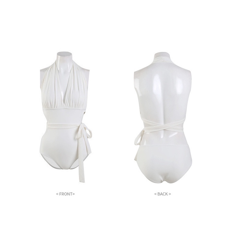 Bikini 1 mảnh hở lưng váy hottrend kiểu Hàn Quốc quảng châu 1206 K3T2-2