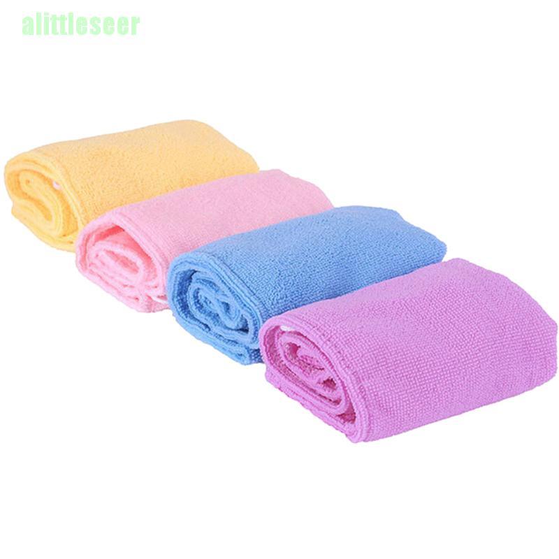 (Hàng Mới Về) Khăn Quấn Làm Khô Tóc Bằng Sợi Microfiber Chất Lượng Cao