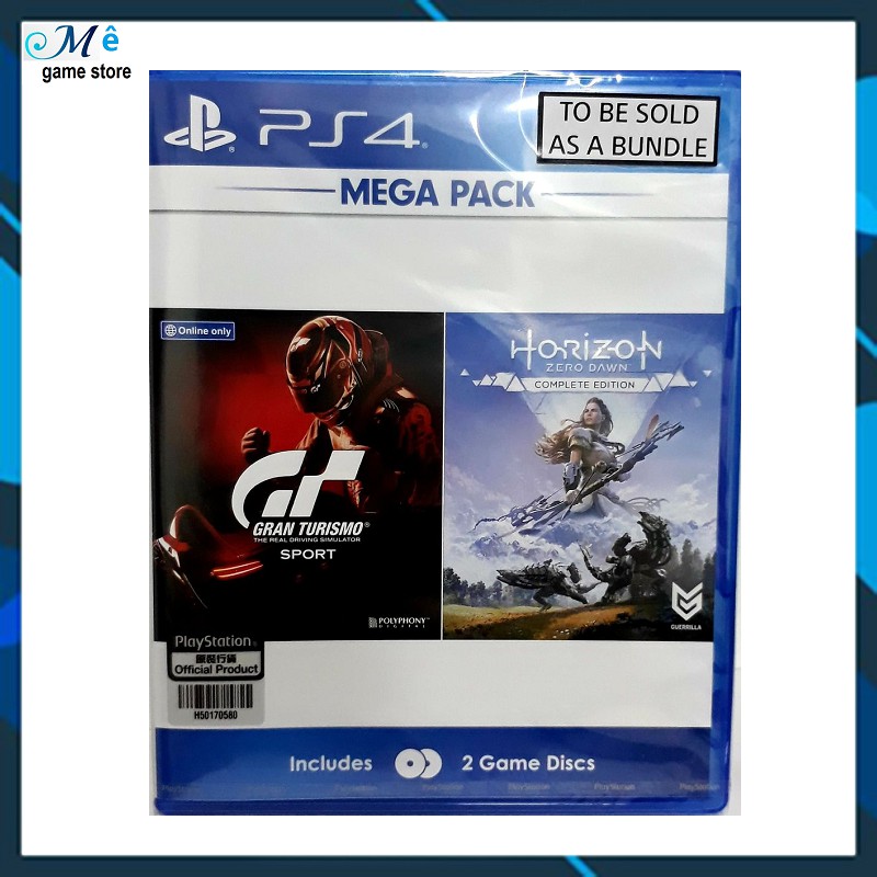 Bộ 2 game PS4 Gran Turismo và Horizon Zero Dawn Complete Edition