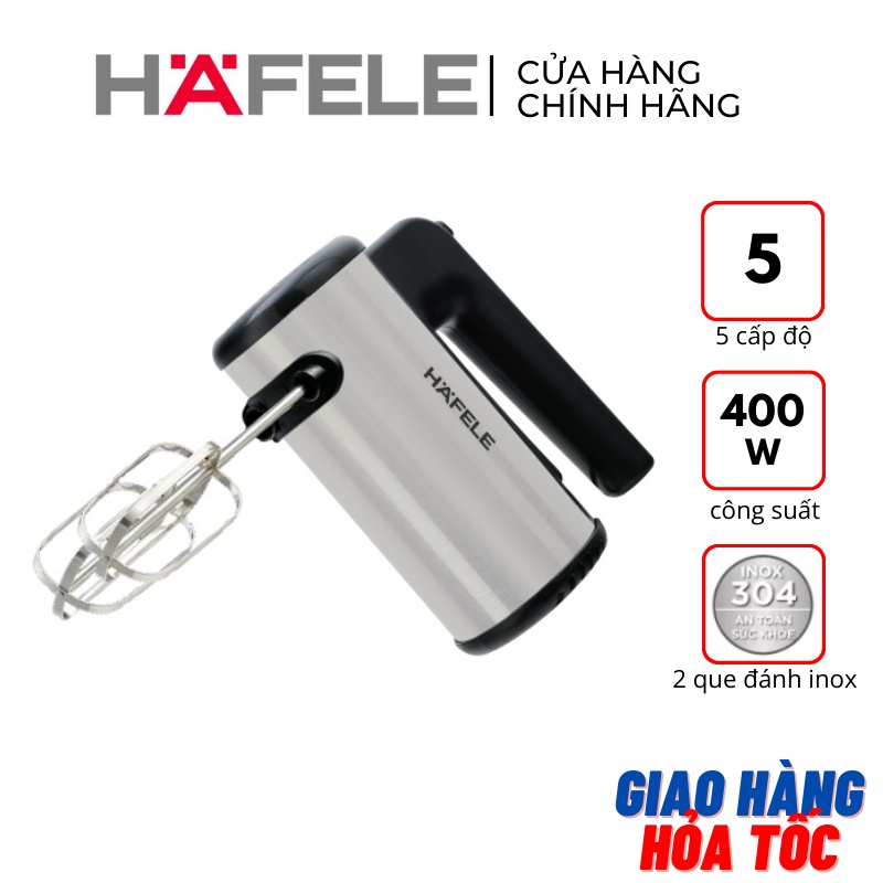 Máy đánh trứng Hafele HH-B400A 5 tốc độ 400W - Hàng chính hãng
