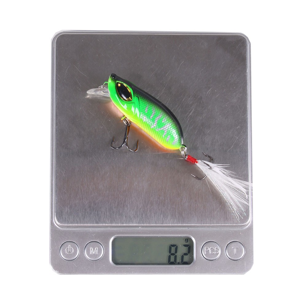 HENGJIA 1pcs Big 3d Eye Crankbait Minnow Umpan Pancing Swimbait Fishing Lure