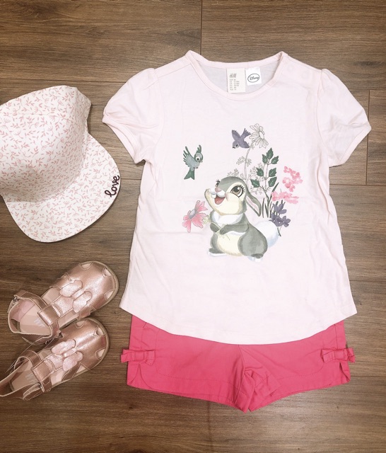 Quần sooc bé gái nơ Gap