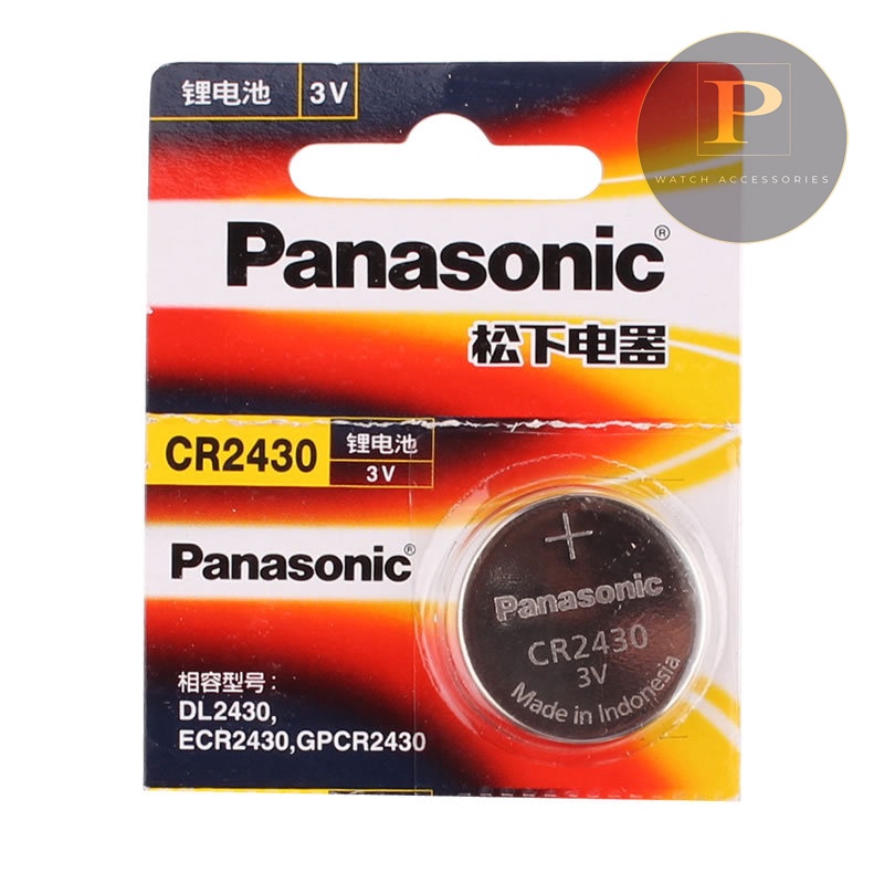 [Vỉ 1 Viên] Pin CR2430 Panasonic Pin 3V Lithium Made in Indonesia