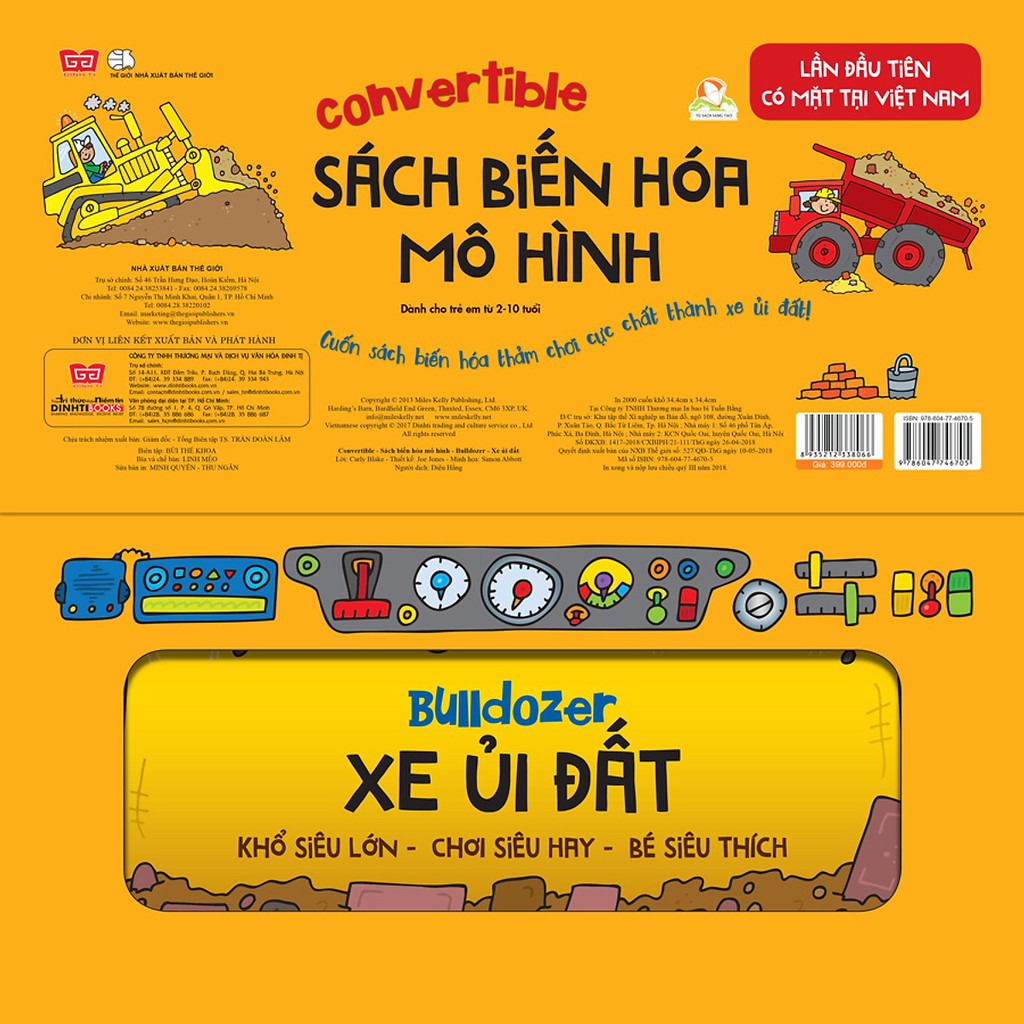 Sách - Biến Hóa Mô Hình - Xe Ủi Đất