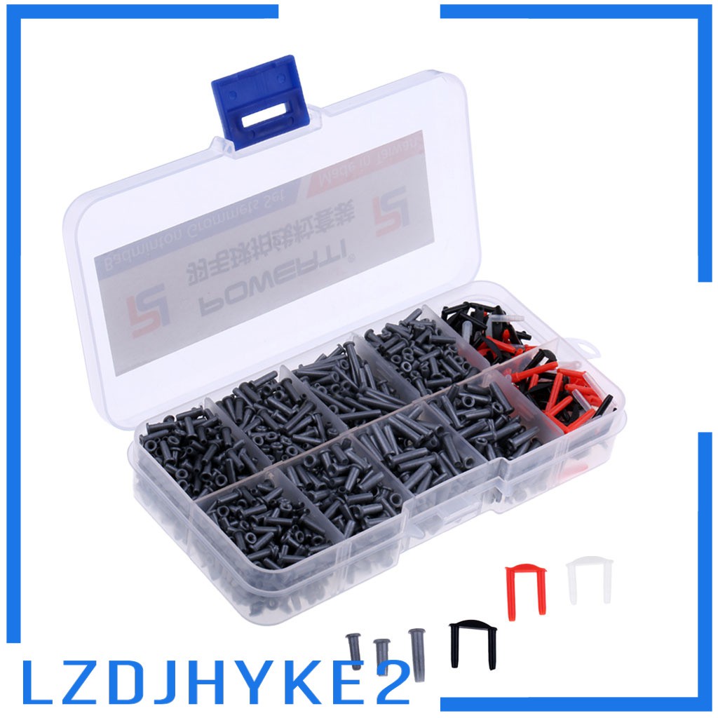 1 Hộp / 1500 Vòng Đệm Cho Vợt Cầu Lông