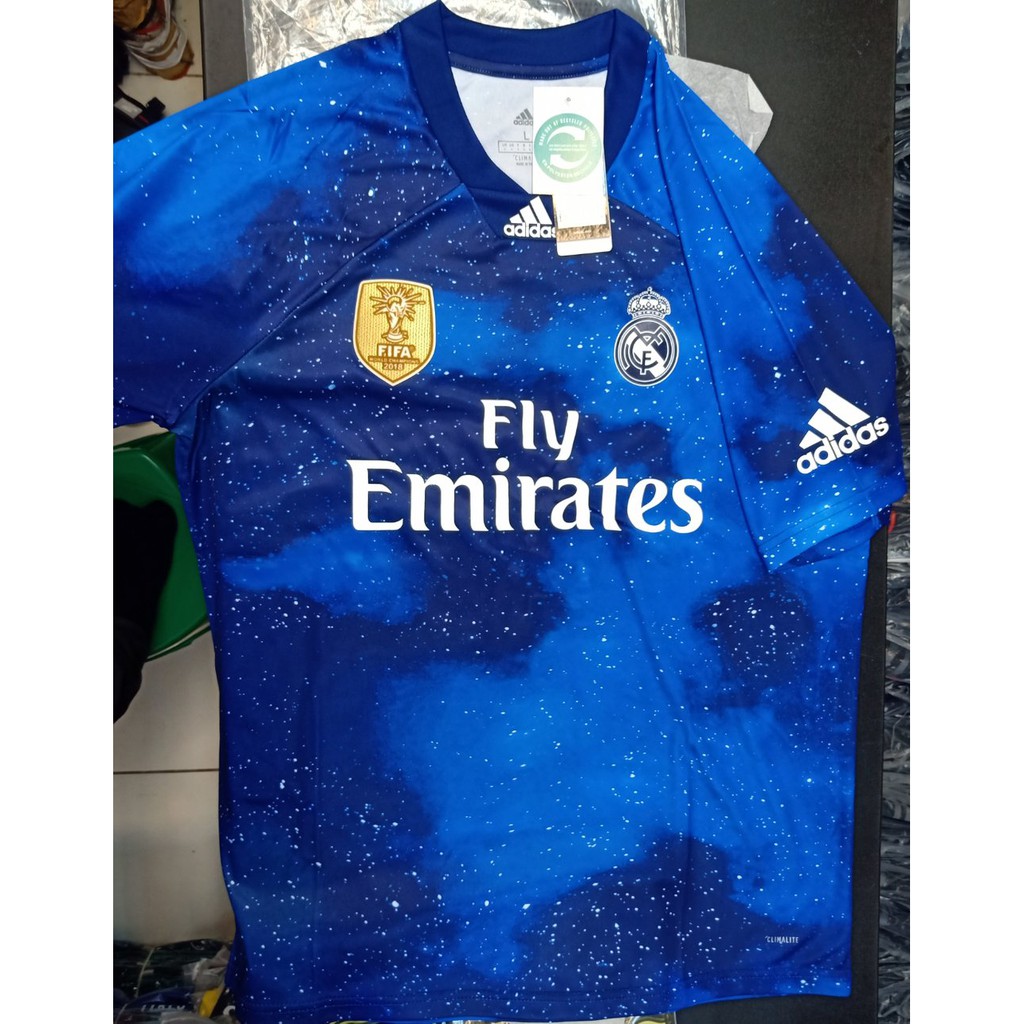 Áo Thun Thể Thao Real Madrid Ea Champion Hàng Nhập Khẩu 2019