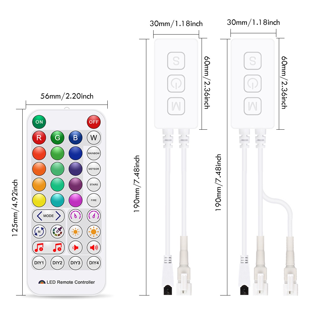 Bộ Điều Khiển Đèn LED Thông Minh WS2812b WS2811 SP511E