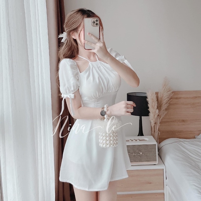 ĐẦM YẾM TAY PHỒNG XANH - TRẮNG