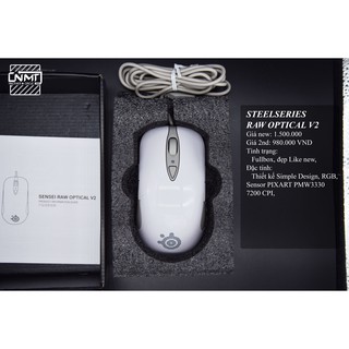 Chuột gaming steelseries sensei raw optical v2