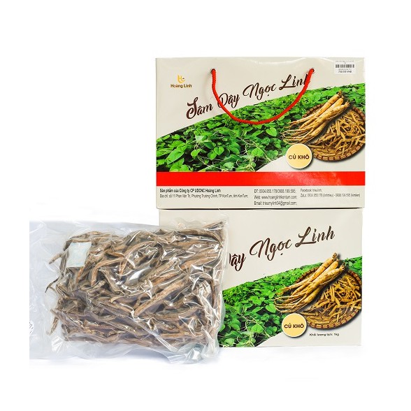 SÂM DÂY KHÔ - ĐẲNG SÂM NGỌC LINH - HỘP 1kg và TÚI 500gr - LOẠI 1 | BigBuy360 - bigbuy360.vn