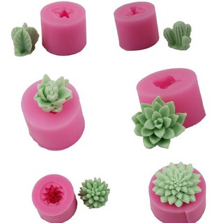 Bộ 11 khuôn silicone sen đá vn
