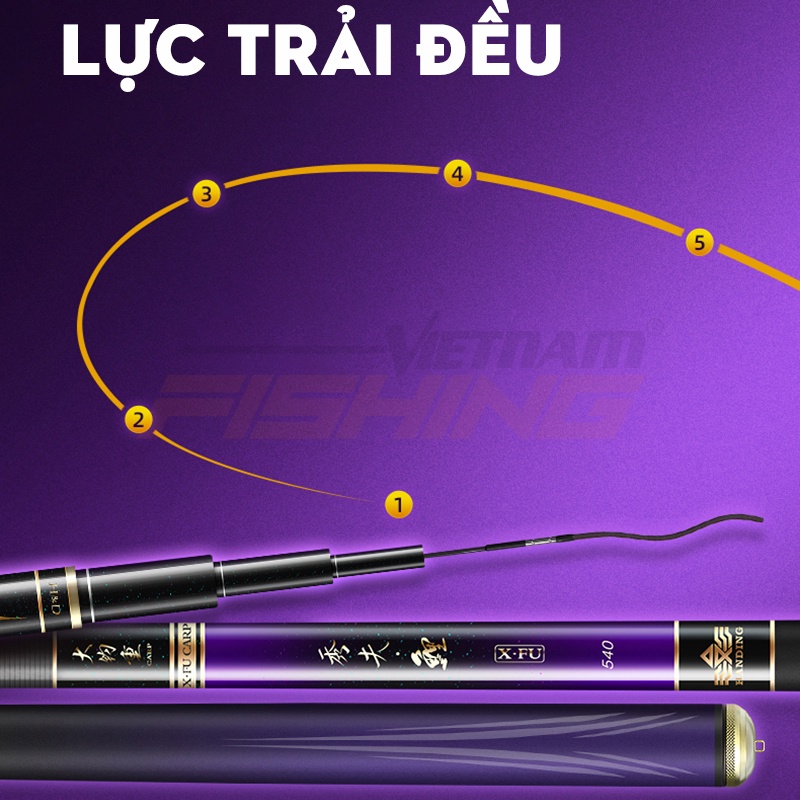 Cần câu HANDING Tú Phu Lý 4H