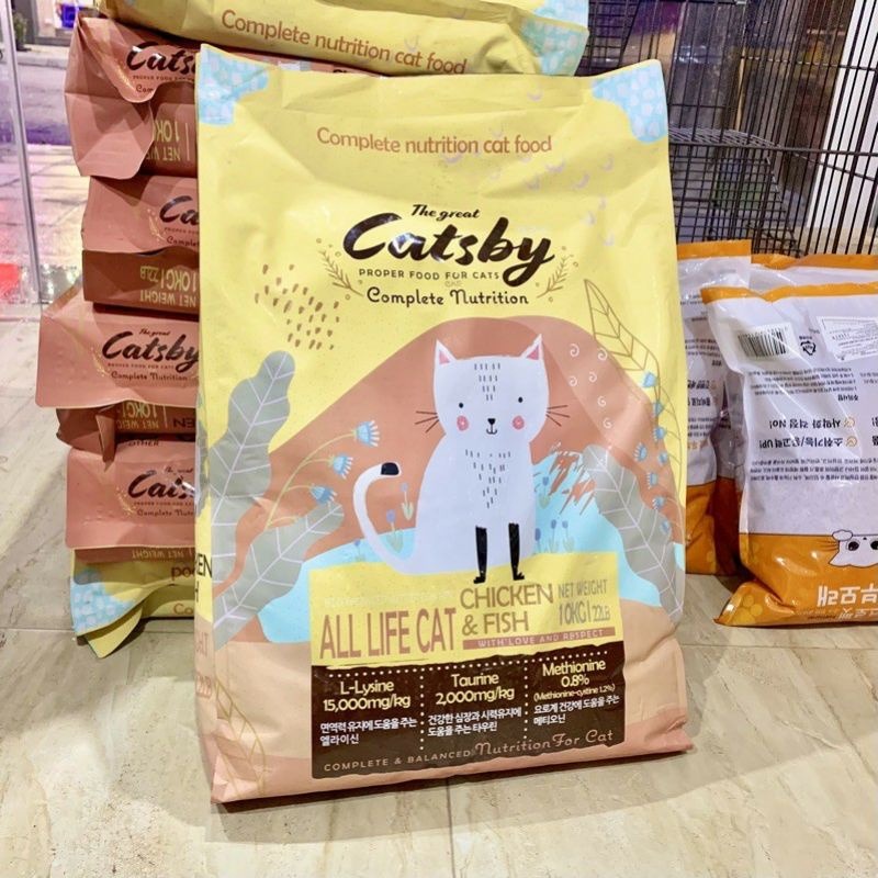 Thức Ăn Cho Mèo Catsby Thức Ăn Cho Mèo Mọi Lứa Tuổi Hạt Ít Muối Chăm Sóc Lông Bóng Mượt - Bobo Pet Shop Hà Nội