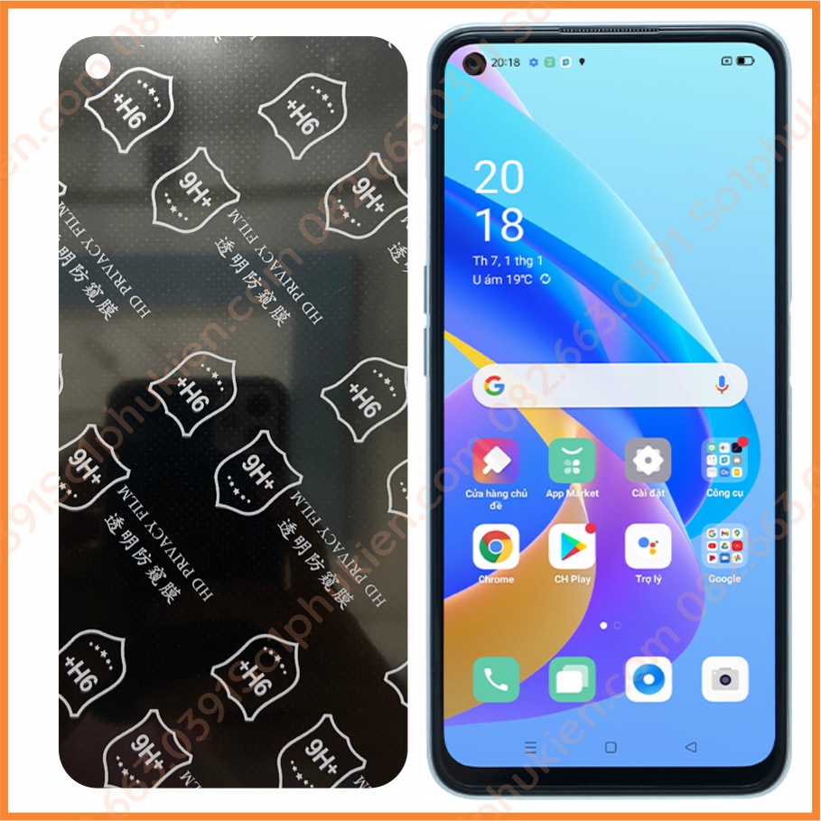 Dán cường lực chống nhìn trộm Oppo A76 / A96 dẻo nano