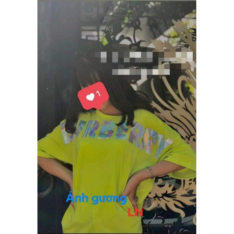 Áo cộc tay ánh gương Bbr ngang ngực DA35