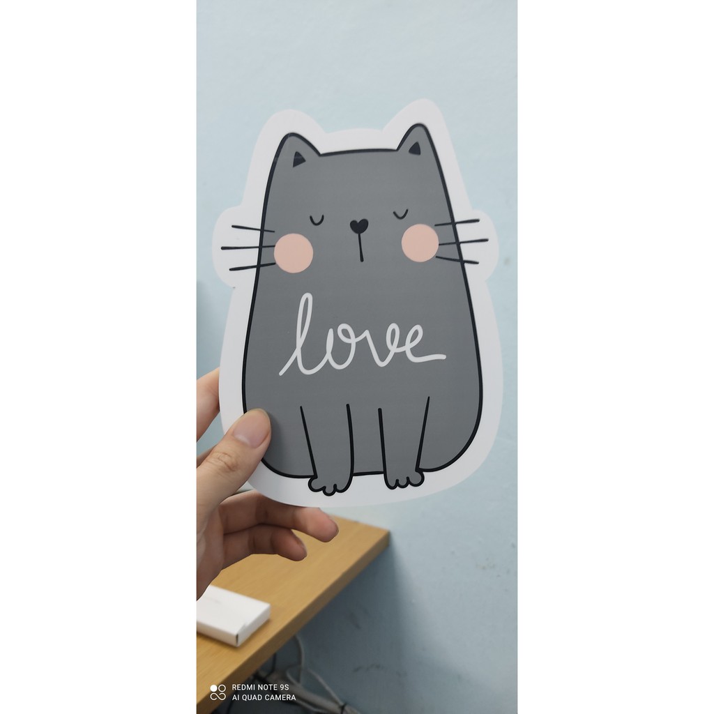 ❌ 𝙎𝙖𝙡𝙚 𝟱𝟬% ❌ Bộ mèo trang trí phòng bé siêu xinh - Tranh dán tường cực hót - Tặng kèm băng keo chuyên dụng [CF014] | BigBuy360 - bigbuy360.vn