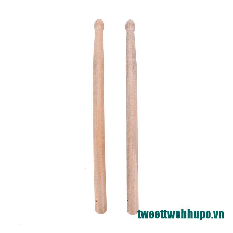 hot&New 1 Pairs Music Band Maple Wood Drum Sticks Drumsticks 5A
