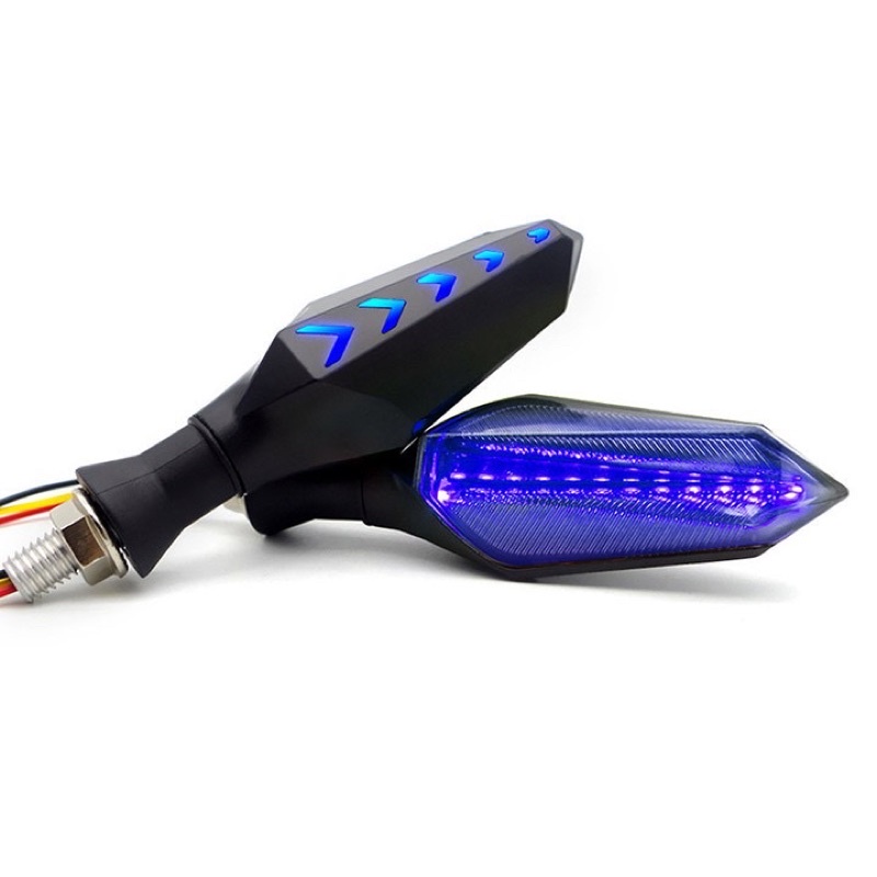 Xi nhan L17 2 mặt led gắn xe máy ( giá 1 đôi)