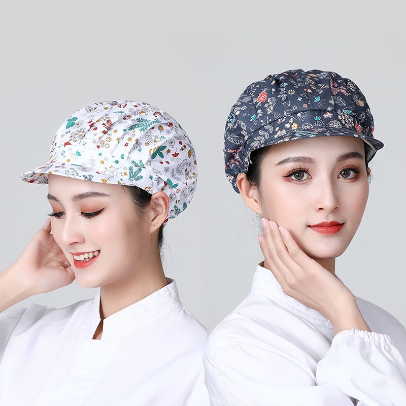 ❤Mũ Đầu Bếp Bằng Cotton Nguyên Chất◈Mũ Chuyên Dụng Cho Nấu Ăn Và Nấu Ăn Thời Trang Nữ Tính