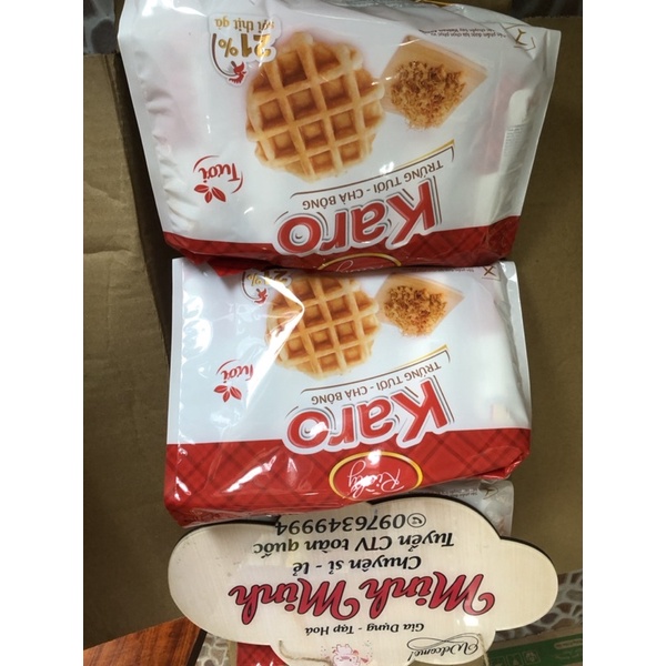 Bánh Trứng Tươi - Chà Bông Karo  Lốc 6 gói
