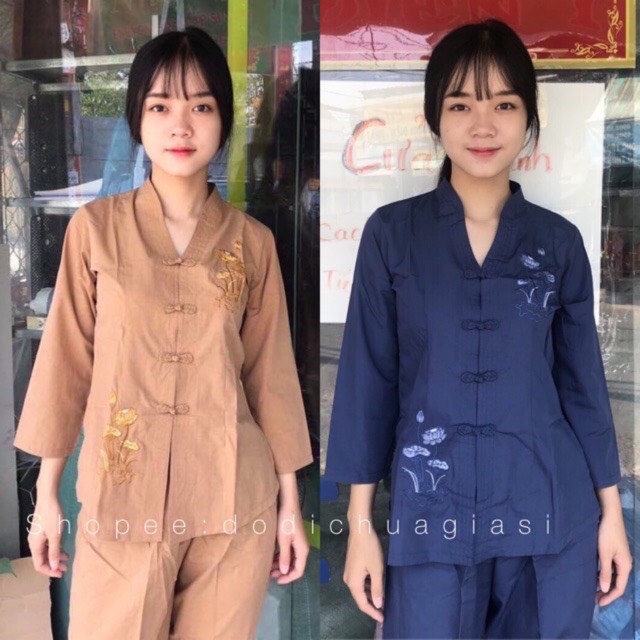 ĐỒ LAM ĐI CHÙA #Mã Freeship Xtra RP028# BÀ LAI TIM # Đồ Bộ # Đồ Đi Chùa