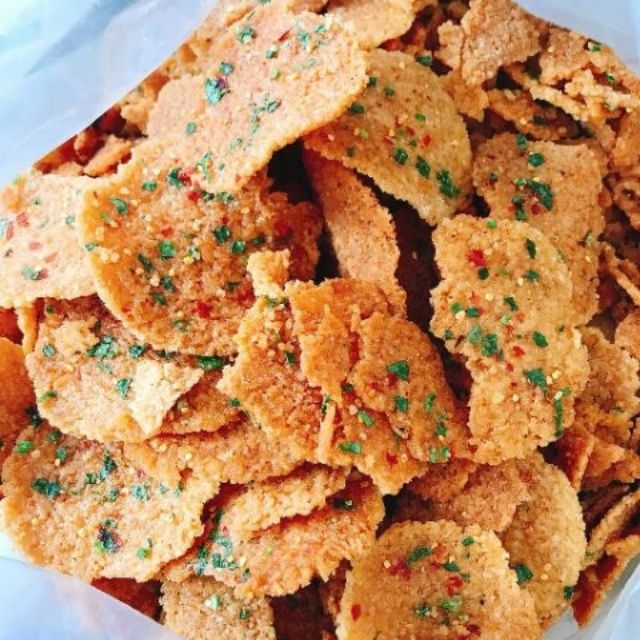 500gr cơm cháy chiên mắm vỡ, thơm ngon giòn vị