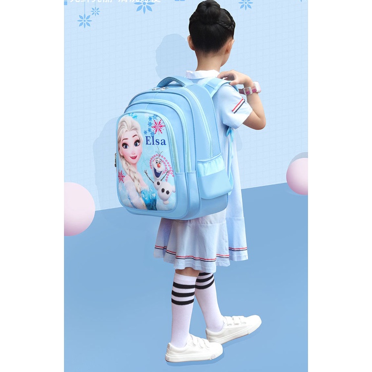 [2 size cho bé từ lớp 1- lớp 9] Balo học sinh siêu nhẹ Balo cho bé đi học tiểu học hoạt hình cho bé trai và bé gái