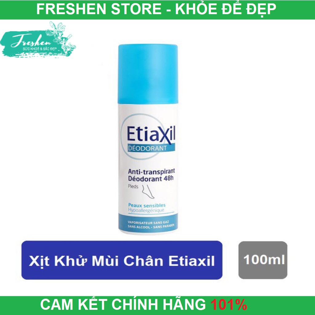 ✅ (CHÍNH HÃNG) Xịt Khử Mùi Chân Etiaxil 100ml