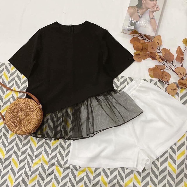 Set trang phục đen trắng- Ảnh chụp thật | BigBuy360 - bigbuy360.vn