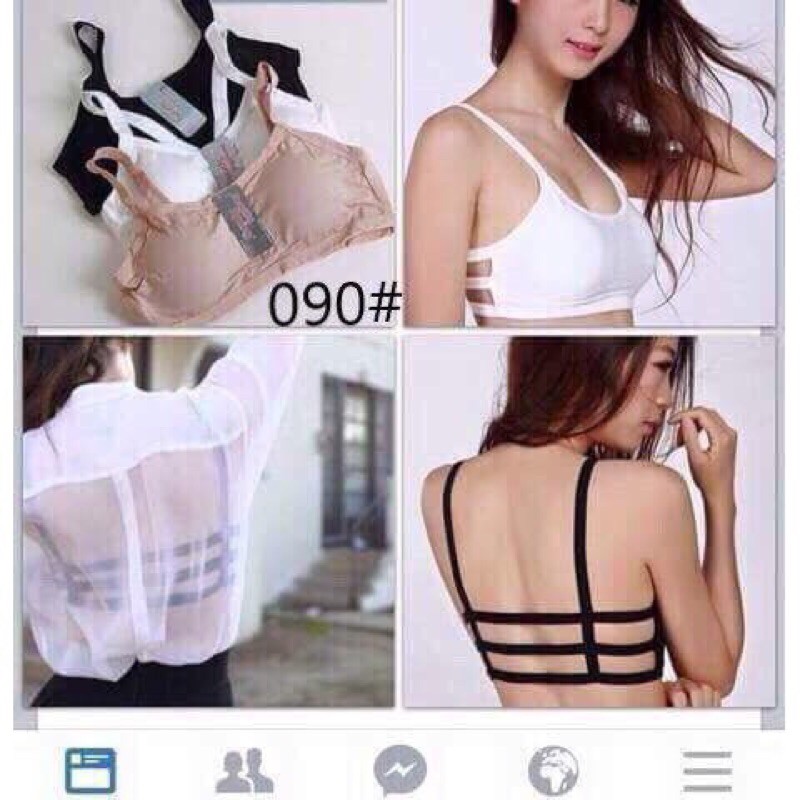 Áo bra cotton 050 - Áo lá học sinh 3 dây có đệm ngực | BigBuy360 - bigbuy360.vn