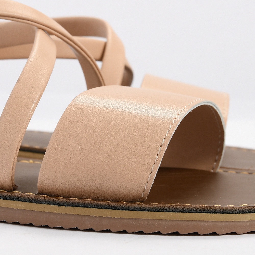 [Mã BMLTA50 giảm đến 50K đơn 99K] Giày sandal nữ đẹp quai ngang đế bệt SD BQ06