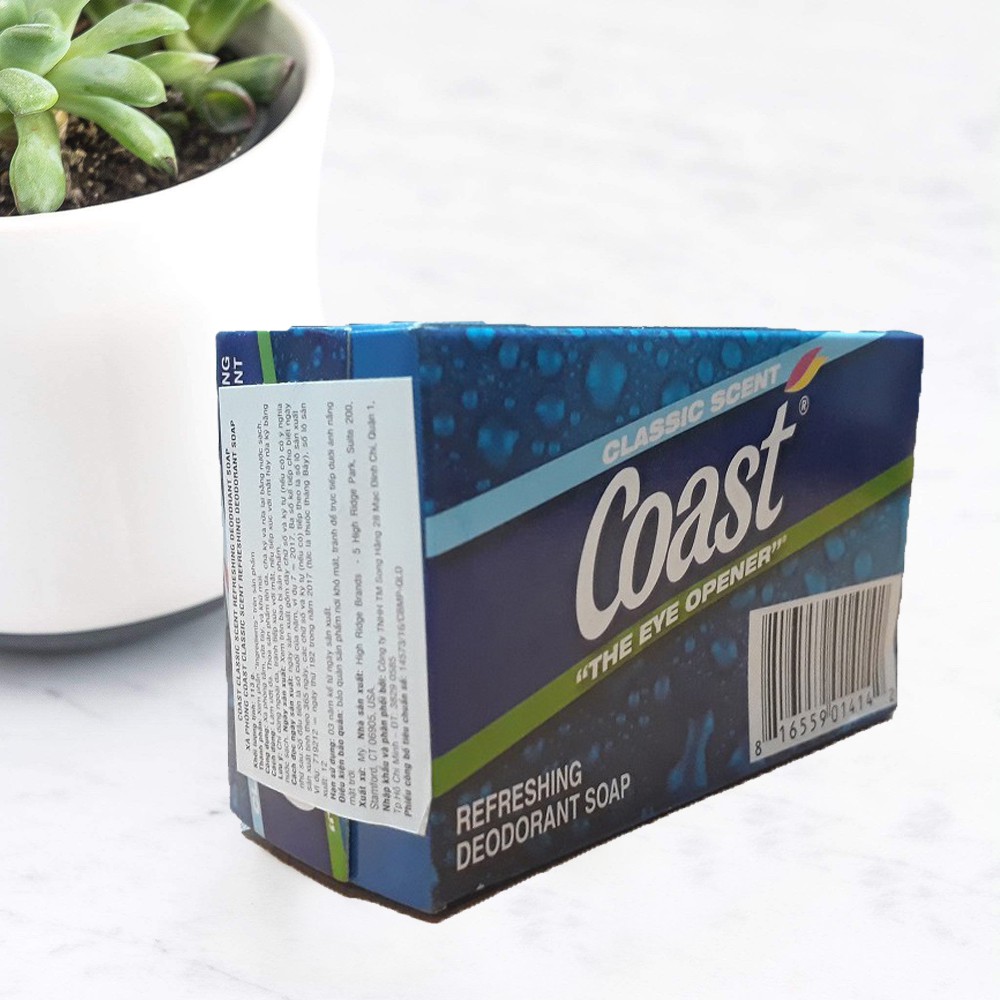 Xà Phòng Coast Classic Scent Refreshing Deodorant Soap 113g
