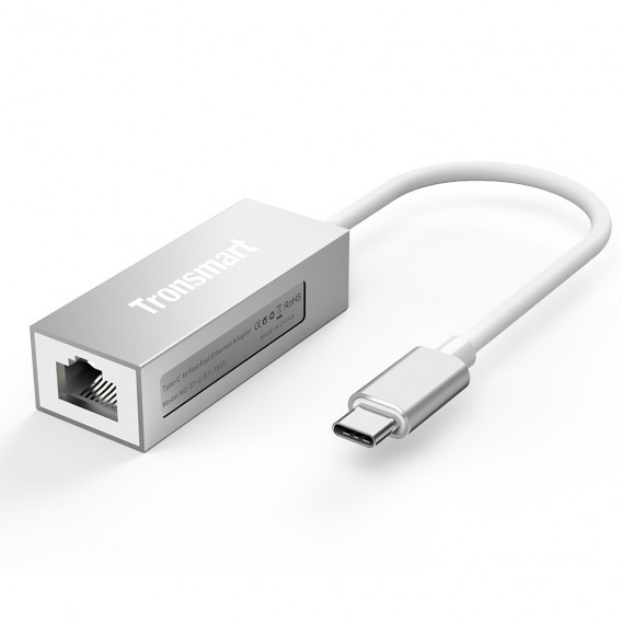 Cáp Chuyển Đổi Mạng TRONSMART CTL01 USB-C Sang LAN RJ45 LAPTOP, Điện Thoại, MAC.