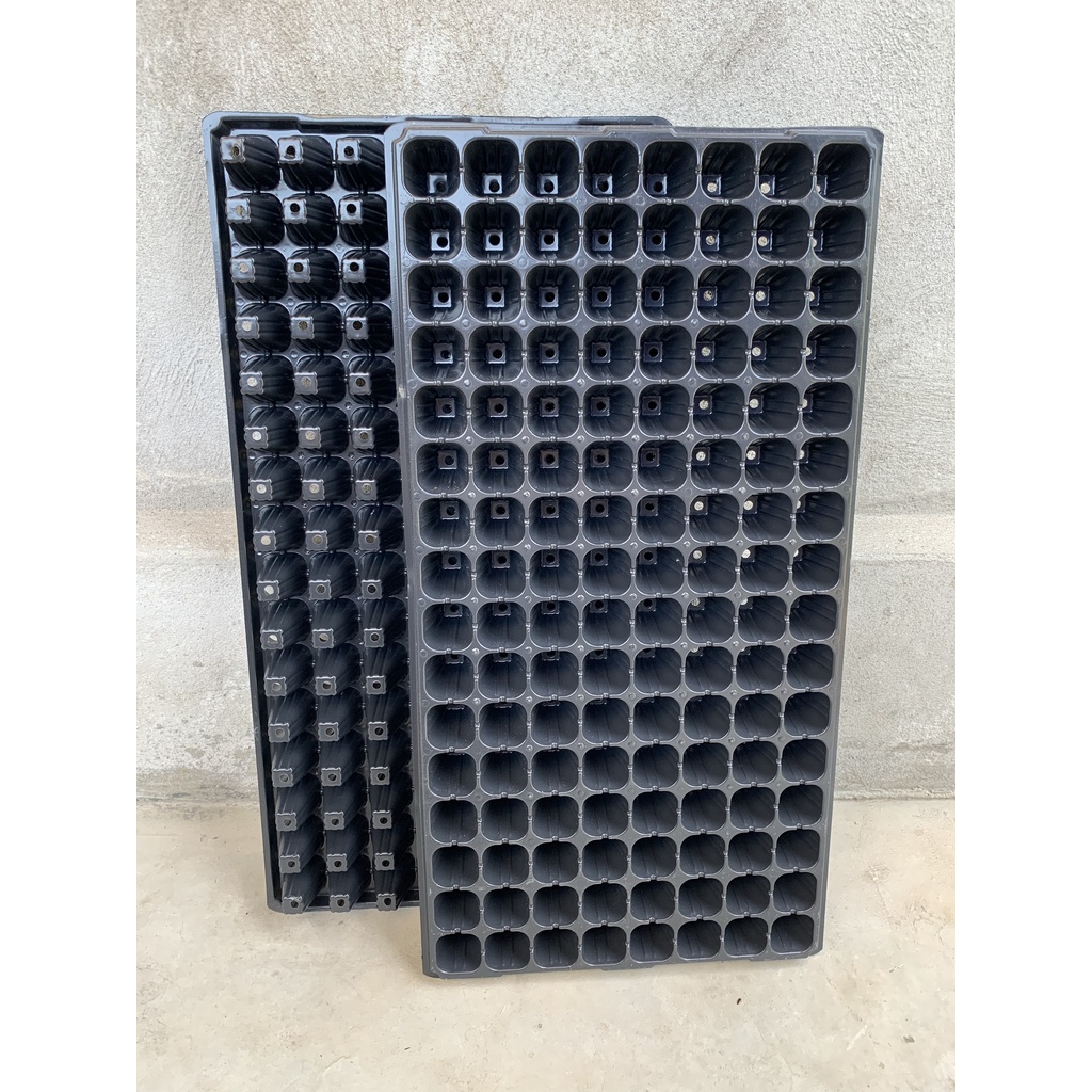 10 KHAY ƯƠM 128 LỖ NÔNG ( BẠT CHỐNG CỎ, LƯỚI CHỐNG NẮNG, DỊCH TRUYỀN CHO CÂY...)