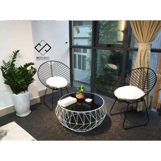 Bàn trà mặt kính cường lực