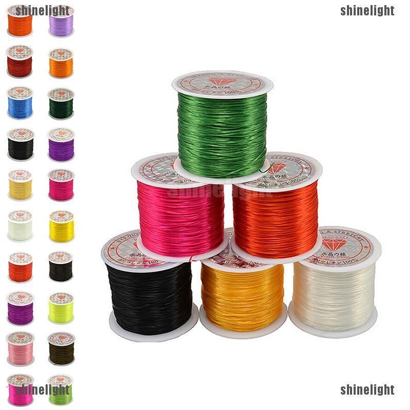 Cuộn Dây Cao Su Đàn Hồi Dài 50m Dùng Xỏ Hạt Tiện Lợi