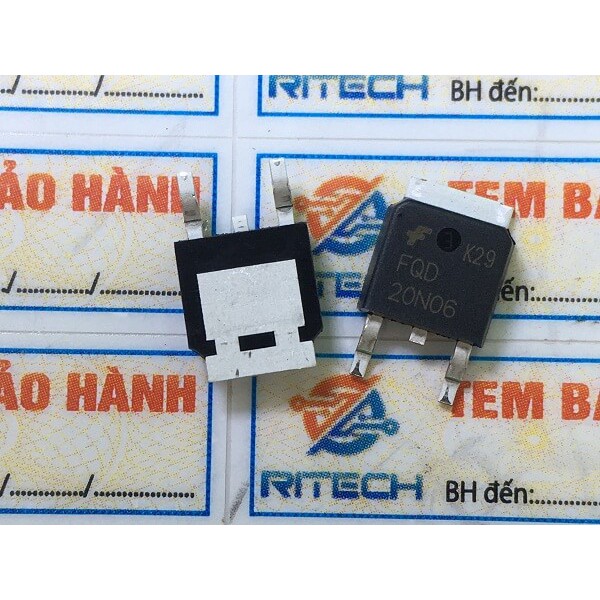 Mua FQD20N06 20N06 TO252 N MOSFET 20A 60V giá rẻ nhất | TecKi.Vn