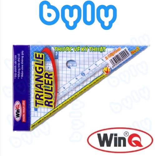 [Ship hỏa tốc] Túi 2 thước Eke vẽ kỹ thuật WinQ No.6 - No.5 - ByLy Store