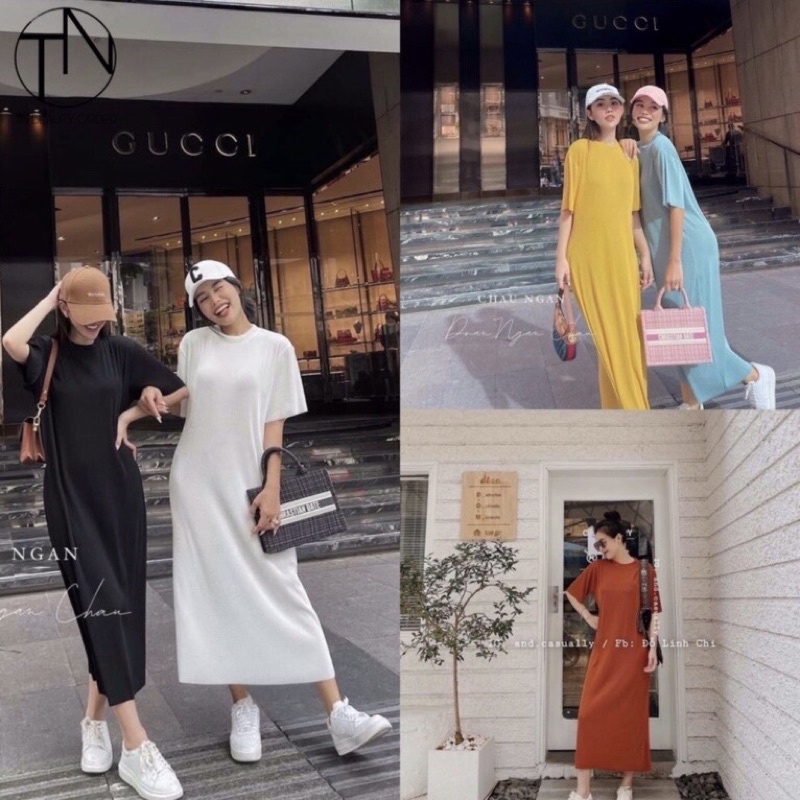 Đầm Dập Ly Dáng Suông Dành Cho Nữ, Váy Nữ Dập Ly Form Dài Cực Xinh Video & Ảnh Thật