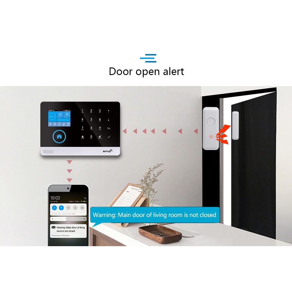 Hệ Thống Báo Động An Ninh Không Dây Cho Nhà Ở