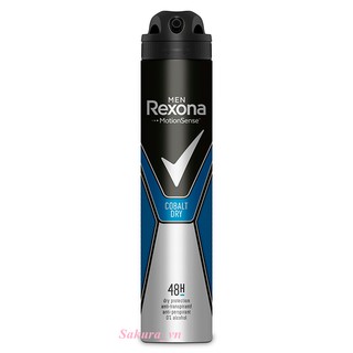 Xịt Khử Mùi Ngăn Ngừa Mồ Hôi Rexona Men Cobalt Dry 200ml