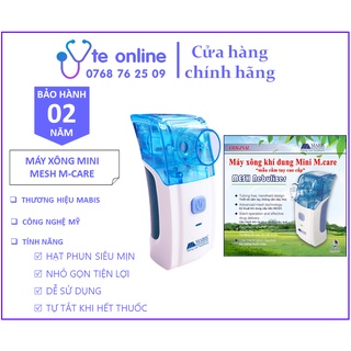 Máy xông mũi họng mini cầm tay MABIS M.Care | Xông khí dung, viêm mũi, họng, hô hấp