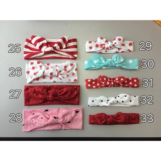 combo 5 turban nơ thỏ cho bé