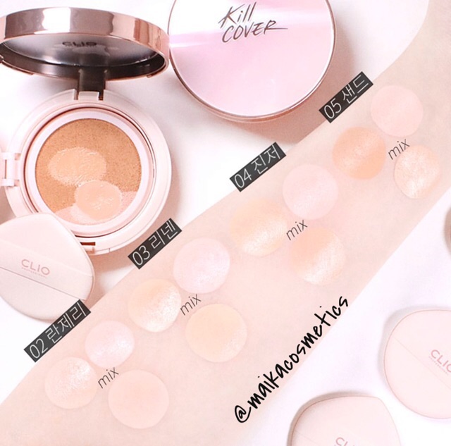 [1 phấn + 1 lõi] Phấn Clio Kill Cover 15g | BigBuy360 - bigbuy360.vn