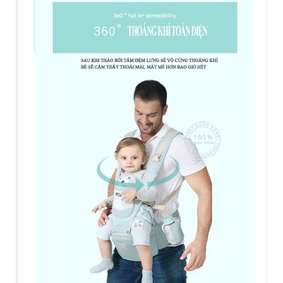 Địu em bé có đỡ cổ, chắn nắng gió AIXINTU FORBABY cho bé 0-36 tháng